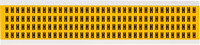 imagen de Brady 1500-H Etiqueta en forma de letra - H - Negro sobre amarillo - 1/4 pulg. x 3/8 pulg. - B-946