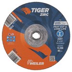 imagen de Weiler Tiger Disco esmerilador 58078 - 6 pulg. - Zirconia Alumina - 24 - T