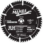 imagen de Amana Mamba Serie Contratista Con la punta de carburo Hojas de sierra circular - diámetro de 10 pulg., 5/8 pulg. - MA10050