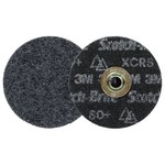 imagen de 3M Scotch-Brite TN Disco de acondicionamiento de superficies de cambio rápido 67152 - 4-1/2 pulg. - Cerámica con forma precisa - 80+ - Extragrueso