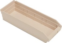 imagen de Quantum Storage Beige Polipropileno Estante Compartimiento del estante - longitud 17 7/8 pulg. - Ancho 6 5/8 pulg. - Altura 4 pulg. - 02839
