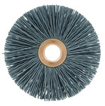 imagen de Weiler Nylox 16263 Wheel Brush - 3 in Dia - Crimped Round Nylon Bristle