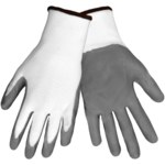 imagen de Global Glove 550E Gray/White 7 Nylon Work Gloves - Nitrile Palm Only Coating - 550E/7