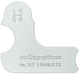 imagen de Starrett Acero Medidor de radio - 167-15/64