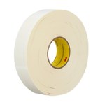 imagen de 3M R3287 White Splicing Tape - 72 mm Width x 55 m Length - 5.5 mil Thick - Kraft Paper Liner - 17662