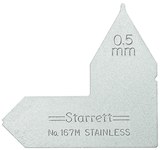 imagen de Starrett Acero Medidor de radio - 167M-1/2