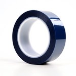 imagen de 3M 8991 Blue Polyester Masking Tape - 1 1/2 in Width x 72 yd Length