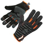 imagen de Ergodyne ProFlex 810 Black/Orange Large Polyester Mesh Work Gloves - 17224