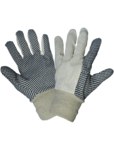 imagen de Global Glove C80D Negro/Blanco Lona/Algodón Guantes de trabajo - Pulgar tipo ala - c80d1 mens