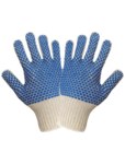 imagen de Global Glove S66B Azul/Blanco Universal Algodón/Poliéster Guante de trabajo - s66bb mens