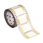 imagen de Brady Permasleeve 2HT-1000-2-WT-S Funda de impresora troquelada - 2 pulg. x 1.66 pulg. - Blanco - B-345