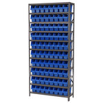 imagen de Akro-mils Shelfmax Sistema de estantería fijo AS1279040 - Acero - 11 estantes - 80 gavetas - AS1279040 BLUE