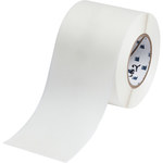 imagen de Brady THT-4000-403-WT Rollo de etiquetas para impresora - 4 pulg. x 300 pies - Papel - Blanco mate - B-403