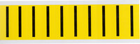 imagen de Brady 3440-I Etiqueta en forma de letra - I - Negro sobre amarillo - 7/8 pulg. x 2 1/4 pulg. - B-498