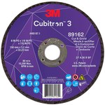 imagen de 3M Cubitron 3 Disco de corte y rectificado 89162 - Tipo 27 (centro hundido) - 6 pulg. - Óxido de aluminio cerámico de precisión - 36+