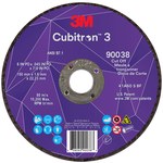 imagen de 3M Cubitron 3 Cut-Off Wheel 90038 - Type 1 (Straight) - 6 in - Precision Shaped Ceramic Aluminum Oxide - 60+