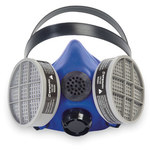 imagen de Sperian Survivair Blue 1 S-Series Media máscara B210010 - tamaño Pequeño - Azul - Silicón - 002595