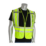 imagen de PIP High-Visibility Vest 302-PSV 302-PSV-BLK-2X/5X - Size 2XL/5XL - Yellow/Black - 07312
