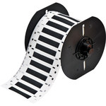 imagen de Brady B33D-187-2-342BK Funda de impresora troquelada - 2 pulg. x 0.187 pulg. - Negro - B-342