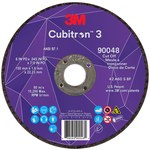 imagen de 3M Cubitron 3 Cut-Off Wheel 90048 - Type 27 (Depressed Center) - 6 in - Precision Shaped Ceramic Aluminum Oxide - 60+