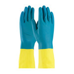 imagen de PIP Assurance 52-3670 Blue/Yellow Large Unsupported Chemical-Resistant Gloves - 12.6 in Length - 28 mil Thick - 52-3670/L