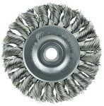 imagen de Weiler 08274 Wheel Brush - 3 in Dia - Knotted - Standard Twist Stainless Steel Bristle
