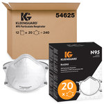 imagen de Ansell KleenGuard 3300, RA3315 N95 Copa moldeada Respirador de partículas 54625 - tamaño Estándar - Blanco