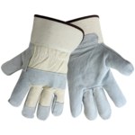 imagen de Global Glove 2250 Gray Large Split Leather Work Gloves - 2250/LG