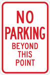 imagen de Brady B-555 Aluminio Rectángulo Cartel de información, restricción y permiso de estacionamiento Blanco - 12 pulg. Ancho x 18 pulg. Altura - 124317
