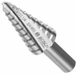 imagen de Bosch Turbo Acero de alta velocidad Broca Escalonada - longitud de 2.4 pulg. - SDC3