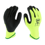 imagen de West Chester HVG700WSLC Yellow/Black Large Cold Condition Gloves - Latex Palm & Fingers Coating - Thermal Insulation - HVG700WSLC/L