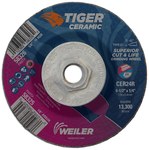 imagen de Weiler Tiger Ceramic Grinding Wheel 58326 - 4 1/2 in - Ceramic - 24