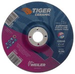 imagen de Weiler Tiger Ceramic Grinding Wheel 58329 - 6 in - Ceramic - 24 - R