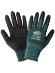 imagen de Global Glove Tsunami Grip Green/Black X-Small Nylon Work Gloves - Nitrile Foam Coating - 508NFT-TS