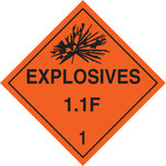 imagen de Brady B-120 Poliéster reforzado con fibra de vidrio Cuadrado Letrero de anuncio para camión Naranja - 10 3/4 pulg. Ancho x 10 3/4 pulg. Altura - 63340