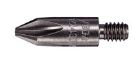 imagen de Vega Tools #2 Phillips Roscado Broca impulsora 122430P2 - Acero S2 Modificado - 1 3/16 pulg. Longitud - Gris Gunmetal acabado - 00762