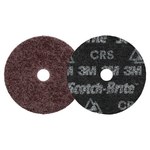 imagen de 3M Scotch-Brite Disco de acondicionamiento de superficies de cambio rápido 67227 - Cerámica con forma de precisión - 4 pulg. - Grueso - 120+