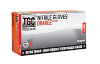 imagen de TGC WorkGear Hi-Vis Orange Nitrile Disposable Glove - 2XL - 160035