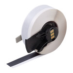 imagen de Brady WorkHorse M6C-500-439-BK Cinta de etiquetas - 0.5 pulg. x 50 pies - Vinilo - Negro - B-439