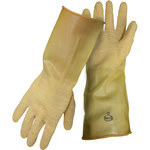 imagen de PIP Boss 1UR1115 Natural 7 Latex Chemical-Resistant Gloves - 1UR111570