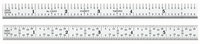 imagen de Starrett Acero totalmente flexible Regla de acero totalmente flexible - longitud de 6 pulg. - ancho de 1/2 pulg. - espesor de 1/64 pulg. - C305R-6 W/SLC
