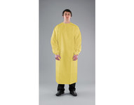 imagen de Ansell Microchem 2300 Examination Gown YY23-B-92-214-02, Size Small, Yellow - 19592