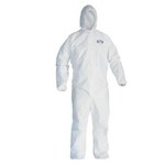 imagen de Kimberly-Clark Kleenguard A40 Blanco Mediano Laminado de película microporosa Overoles desechables para trabajo y uso general - 036000-44322