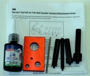 imagen de 3M 30670 Kit de herramientas para servicio de brazo de banda abrasiva de amoladora - 60440248601
