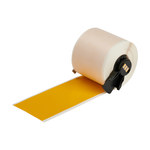 imagen de Brady M610 M6C-2000-581-YL Rollo de etiquetas para impresora - 2 pulg. x 50 pies - Vinilo - Amarillo - B-581