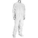 imagen de PIP Uniform Technology Cleanroom Coveralls Disctek 2.5 CC1245-89WH-L - Size Large - White - 82844