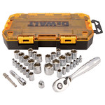 imagen de DEWALT DWMT73804 Juego de llaves de vaso - Acero - accionamiento 1/4 pulg., 3/8 pulg. - 38049