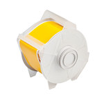 imagen de Brady Globalmark 113116 Rollo de etiquetas para impresora - 2.25 pulg. x 100 pies - Vinilo - Amarillo - B-595