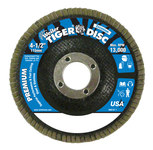 imagen de Weiler Tiger Type 27 Flap Disc 50705 - Zirconium - 4 1/2 in - 80 - Medium