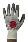 imagen de Ansell HyFlex 11-425 Gray/White 8 Polyethylene Work Gloves - Synthetic Palm & Fingertips Coating - Rough Finish